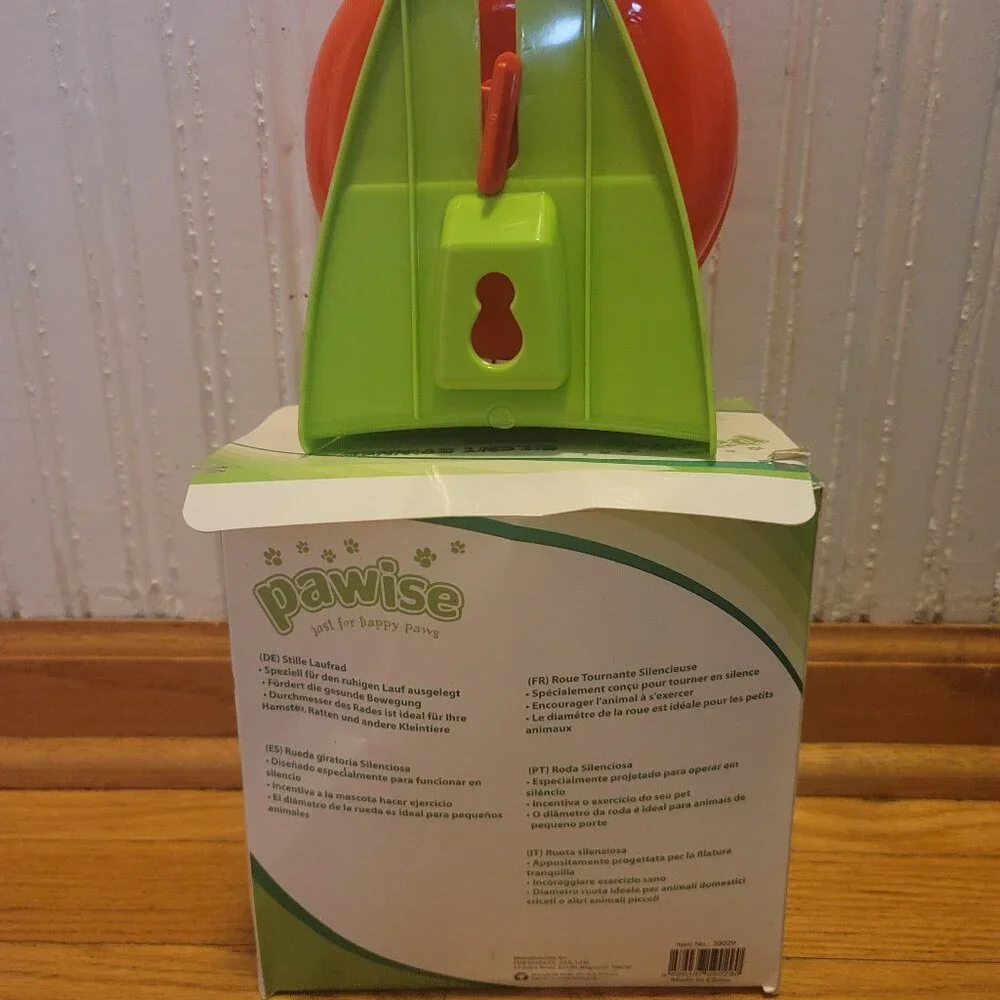 PAWISE Silent Spinner Wheel New in Box Hamster/Gerbil Toy